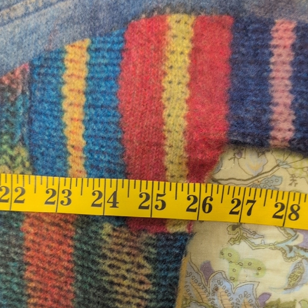 Floral Patchwork Cardigan Sweater - image 3